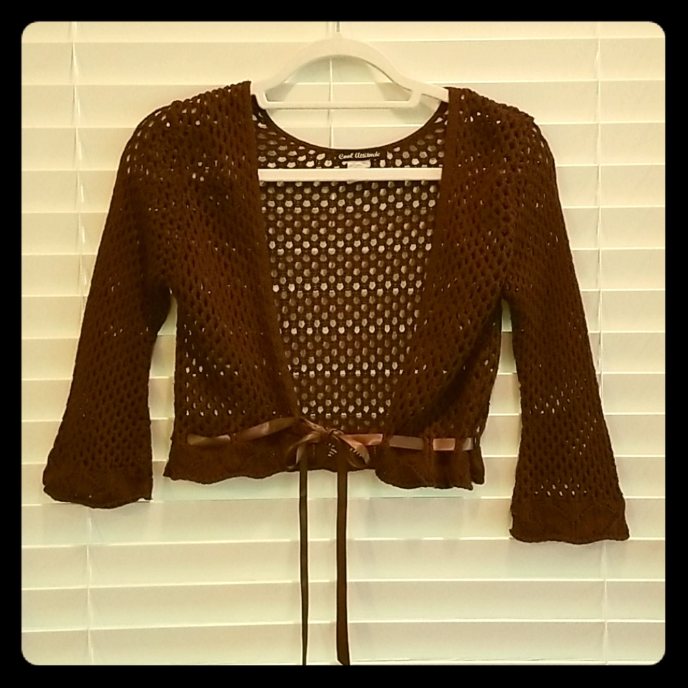 🍯Honeycomb Cropped Sweater